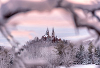 Holy Hill During Rime frost