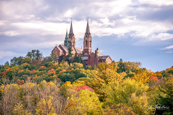 Holy Hill in Fall color